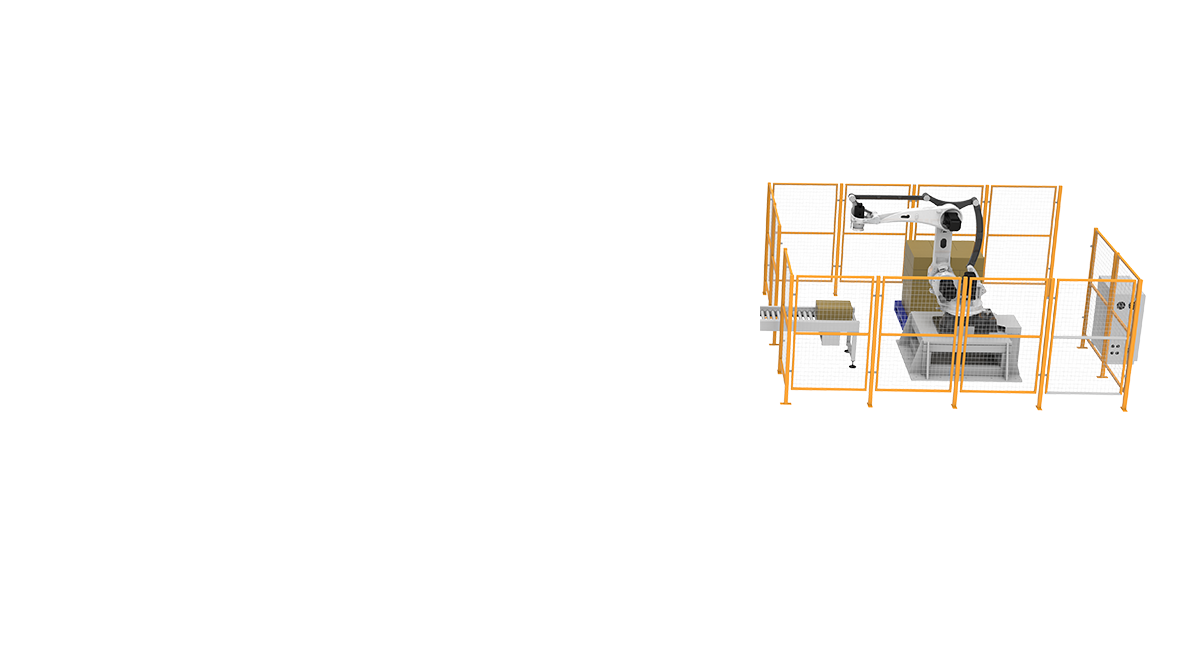 Automated packaging solution with vertical packaging machine